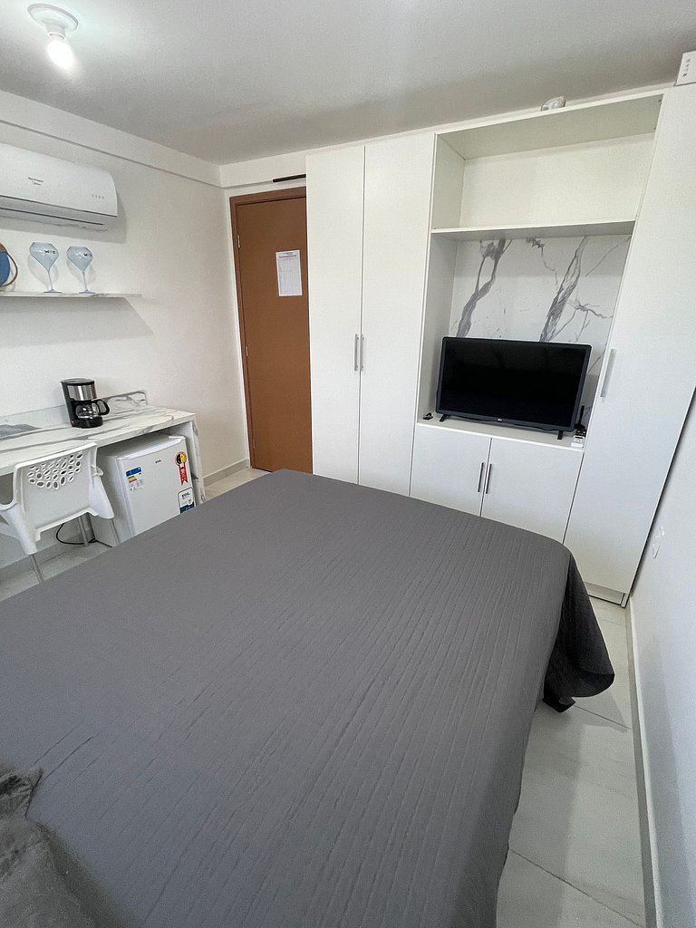 Charmoso Flat na Beira mar do bessa