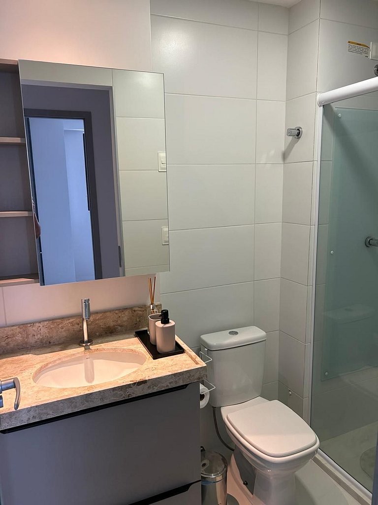 Apartamento luxuoso no Compact Flat Tambaú