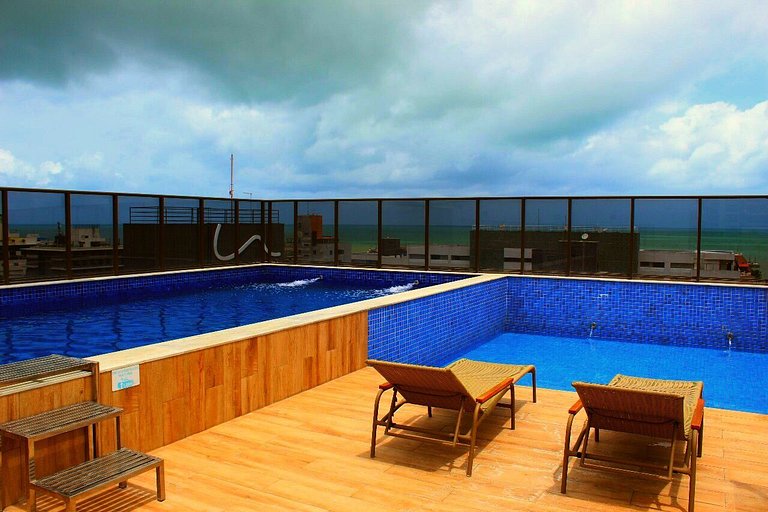 Apartamento luxuoso no Compact Flat Tambaú