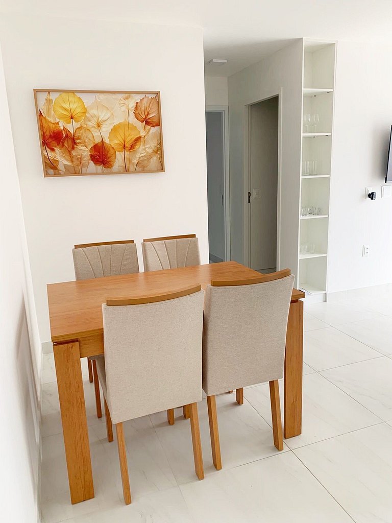 Apartamento luxuoso no Compact Flat Tambaú