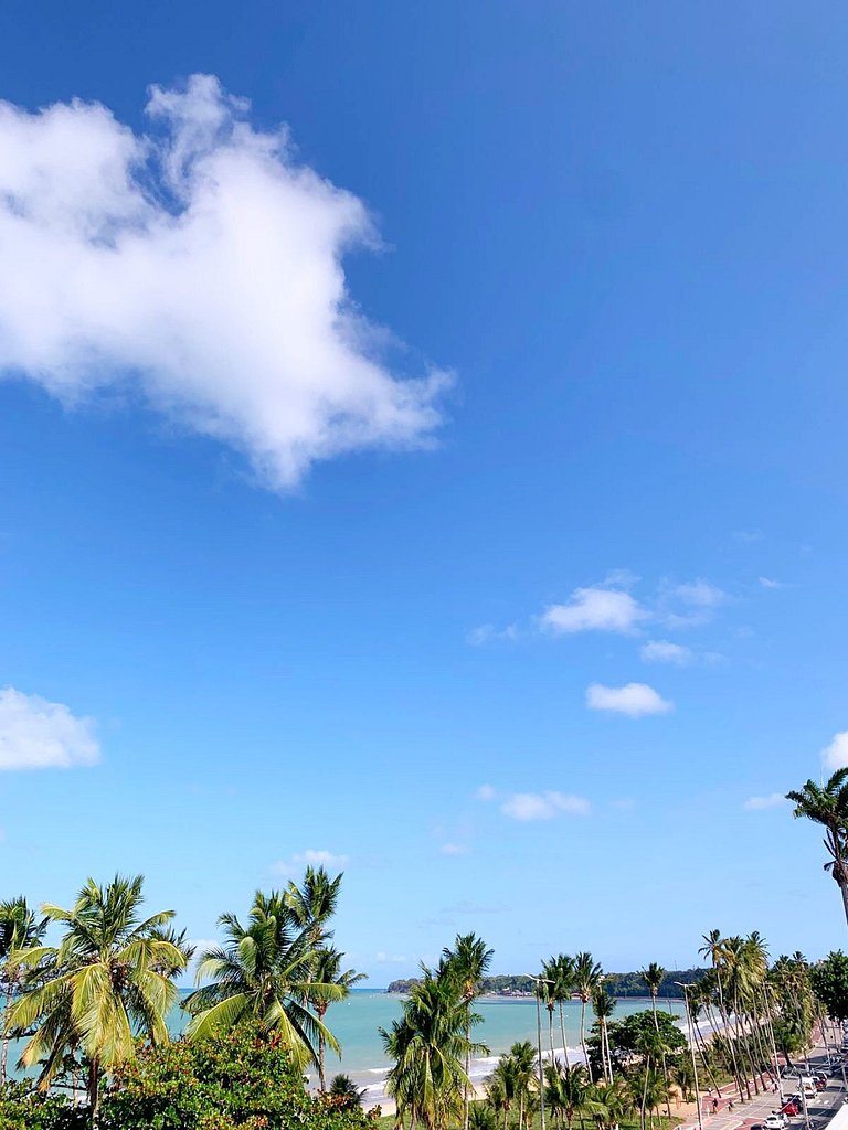 *DBD* Flat à beira mar de Cabo Branco no Atlântico Sul