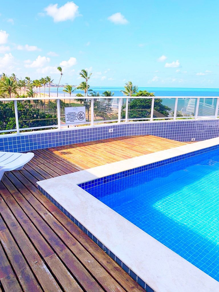 *DBD* Flat à beira mar de Cabo Branco no Atlântico Sul