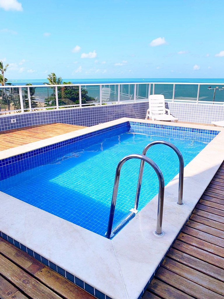 *DBD* Flat à beira mar de Cabo Branco no Atlântico Sul
