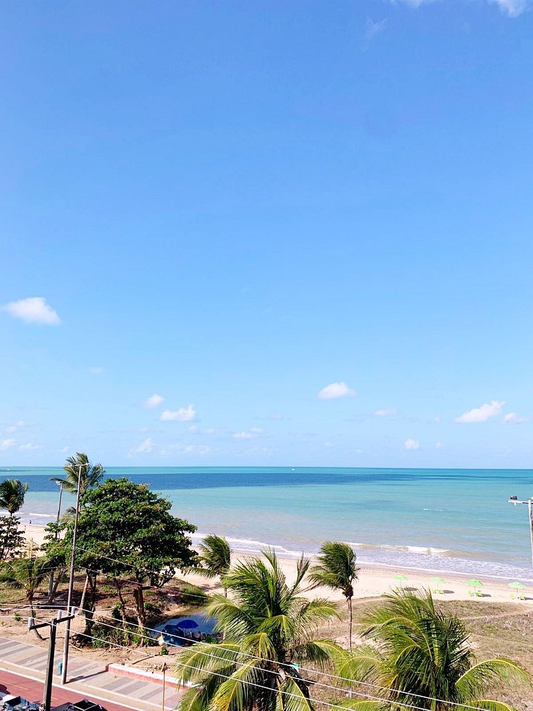 *DBD* Flat à beira mar de Cabo Branco no Atlântico Sul
