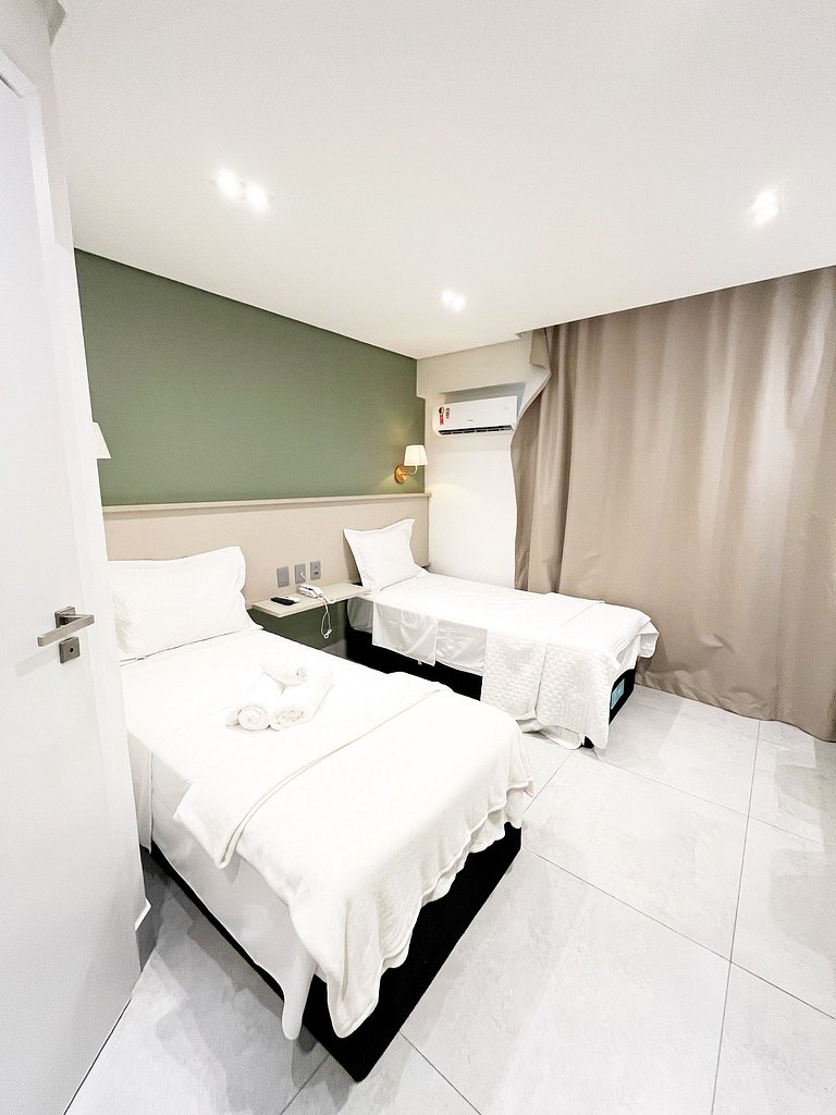 *DBD* Flat Duplo solteiro no Arpoar Suites