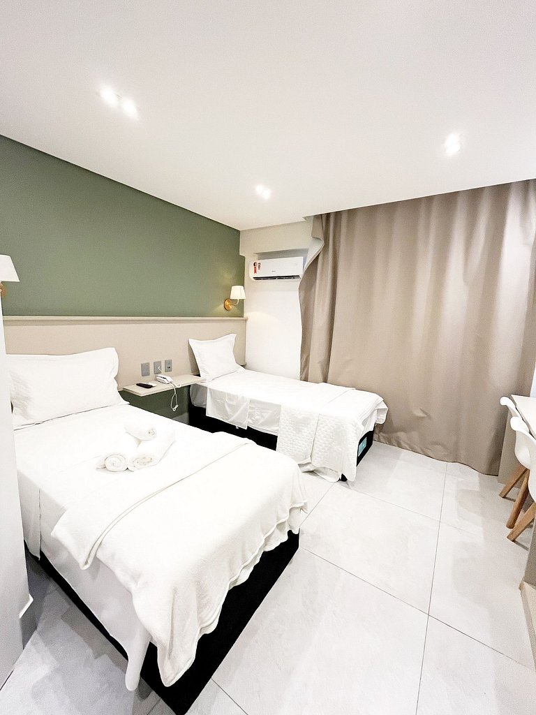 *DBD* Flat Duplo solteiro no Arpoar Suites