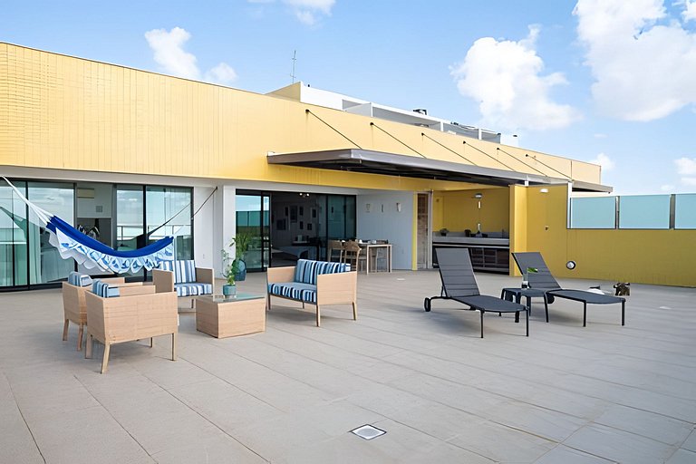 Cobertura Paradisíaca Beira-Mar em Tabatinga