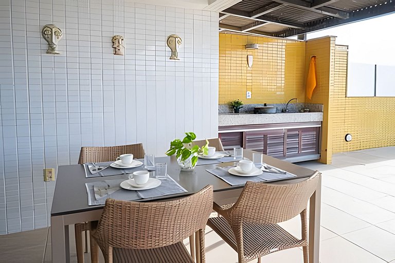 Cobertura Paradisíaca Beira-Mar em Tabatinga